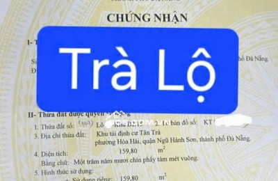 Bán đất đường Trà Lộ - thông đường Trường Sa - xây căn hộ rất đẹp